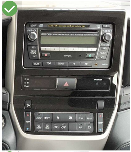 autoradio toyota land cruiser 200