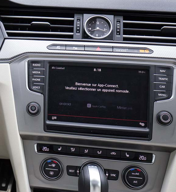 android autoradio passat b8
