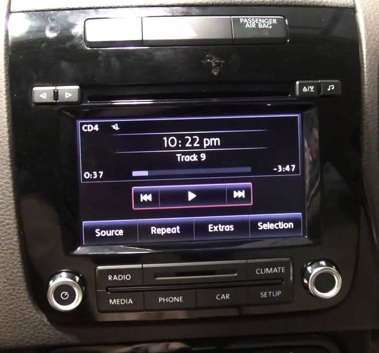 autoradio vw touareg 7l