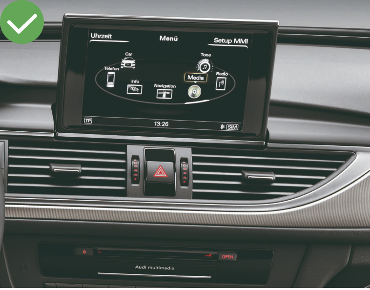 carplay audi a6 c7