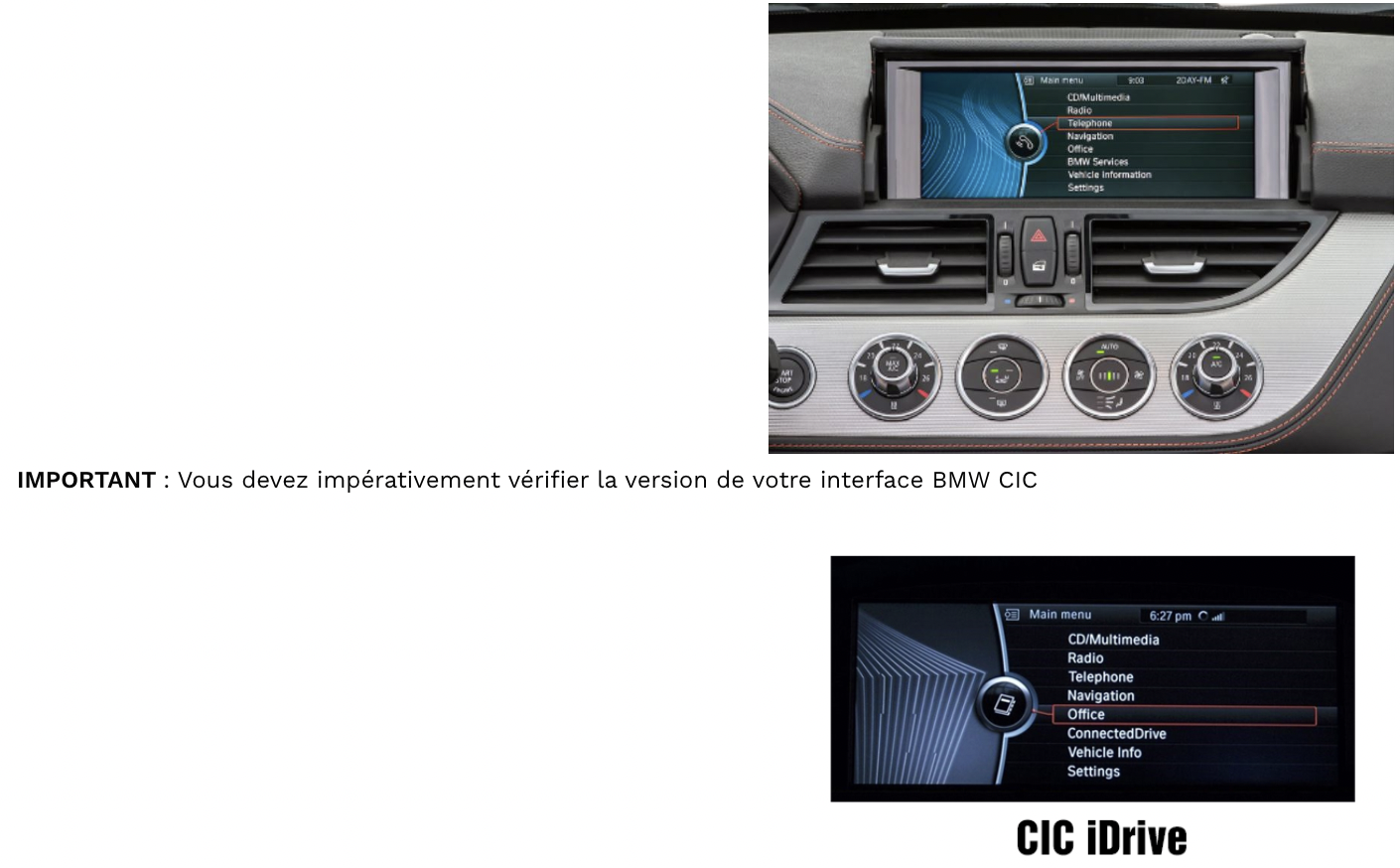 android auto apple carplay bmw z4 e89