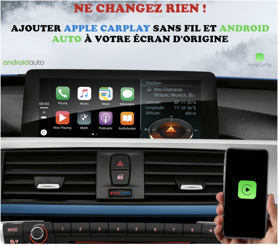 apple carplay android auto bmw f22 f23 f45 f46 nbt evo serie 2