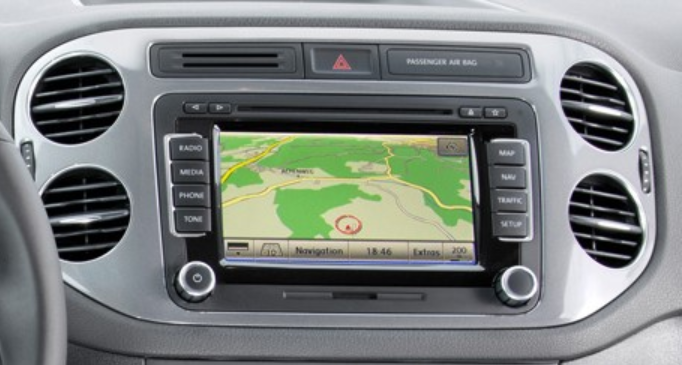 autoradio tiguan