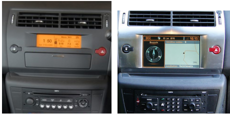 autoradio citroen c4