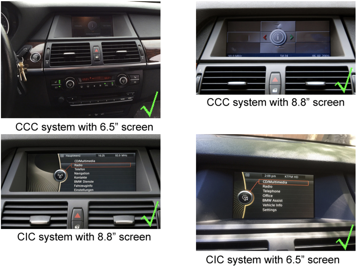 carplay bmw x5 e70 x6 e71 ccc cic
